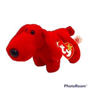 🍄 1996 TY “Rover” Beanie Baby Red Dog NWT